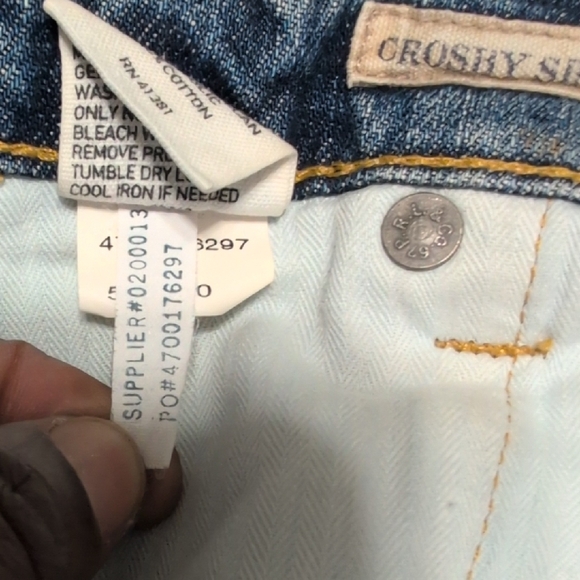 Ralph Lauren Polo Crosby Short Denim Distressed Women Shorts Size 32 - Picture 7 of 10